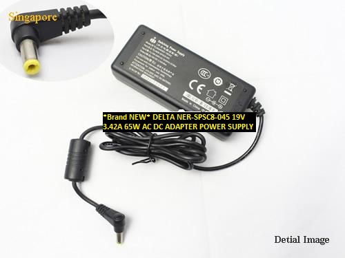 *Brand NEW* NER-SPSC8-045 DELTA 19V 3.42A 65W AC DC ADAPTER POWER SUPPLY